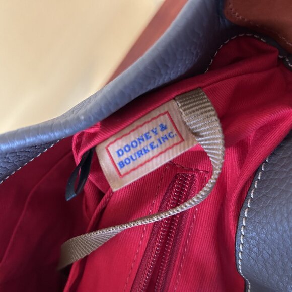 Dooney & Bourke Small Logo Lock Shoulder Bag - Elephant - Picture 8 of 10